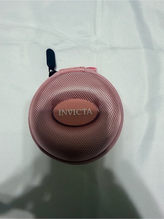 Invicta Accessories - Invicta Pink Round Zip Carry Case